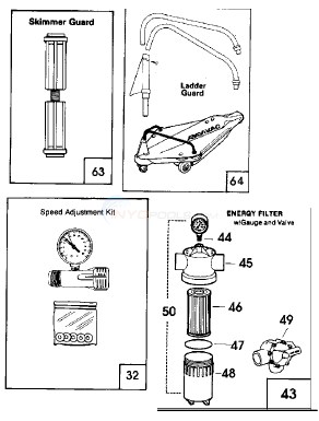 Jandy Ray Vac Accessories Diagram