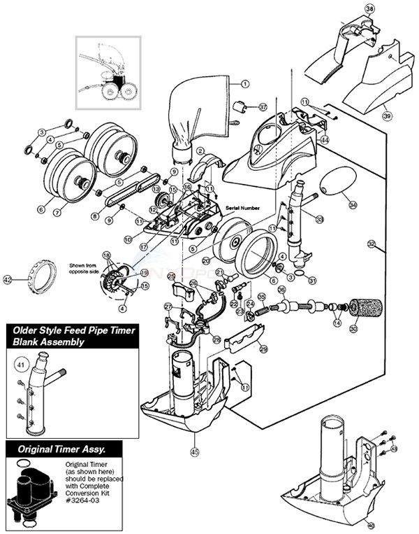 Polaris 380 - Head Parts - INYOPools.com
