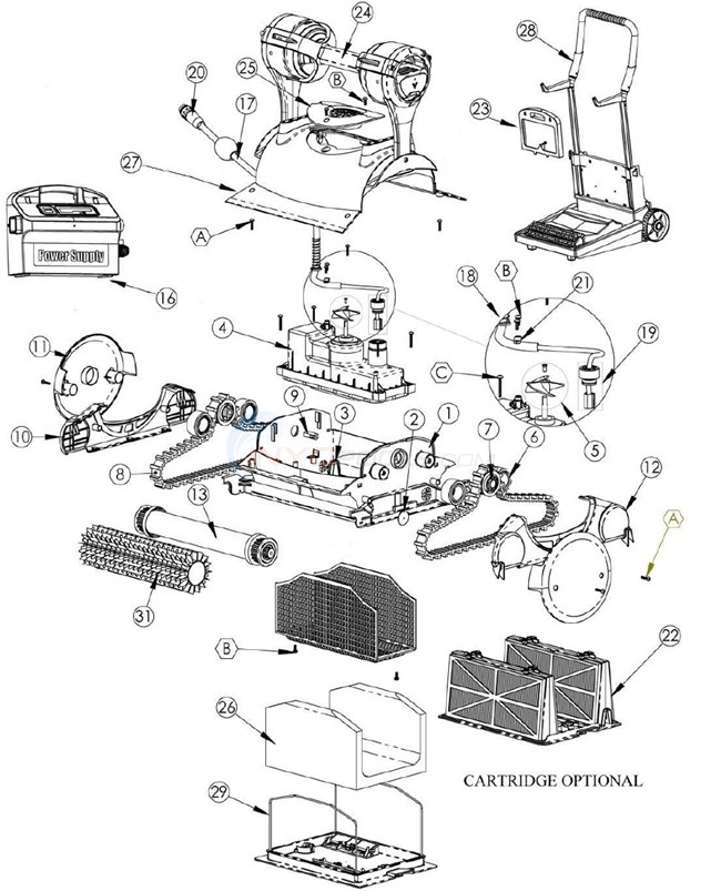Maytronics Dolphin Discovery Parts