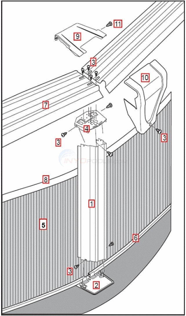 Swimming Pool Dept Above Ground Pool Parts Aegean by Atlantic Aegean Round Parts Rec