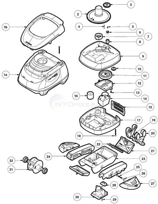 Hayward Navigator Pro Parts - INYOPools.com shark navigator wiring diagram 