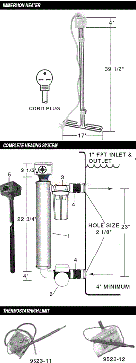 Complete Baptistry Heaters and Replacement Parts ... little giant baptistry heater wiring diagram 
