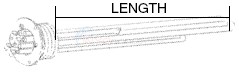 2" NPT Thread - Dual Element Diagram