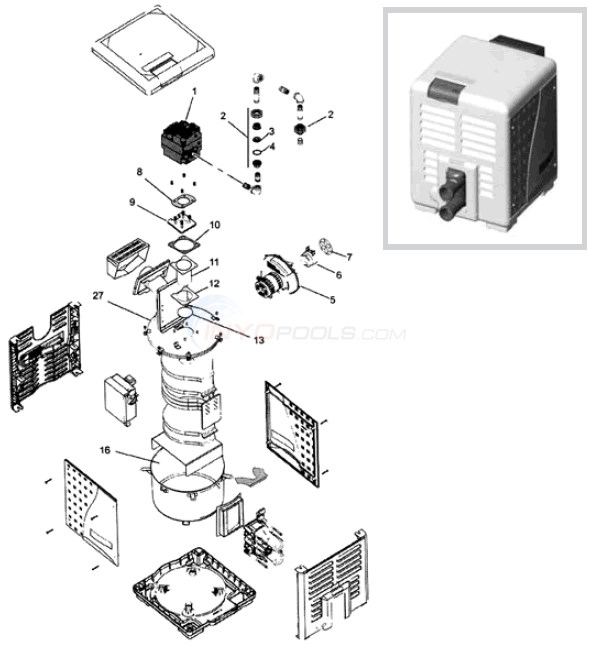 Pentair Mastertemp Heater Misc. Kits Parts
