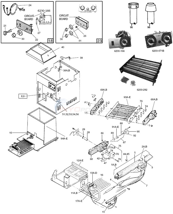 Teledyne/Jandy Laars Lite and Lite 2 Parts - INYOPools.com laars pool heater wiring diagram 