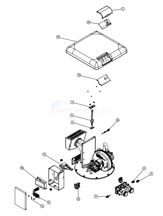 Pentair MasterTemp 125 Heater Burner System Parts - INYOPools.com