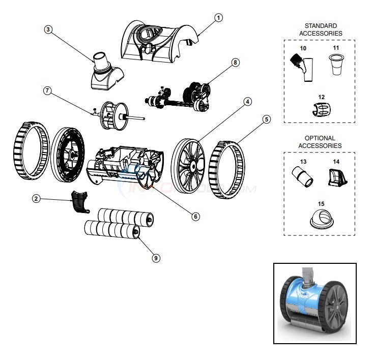 Pentair 'Lil Rebel Parts
