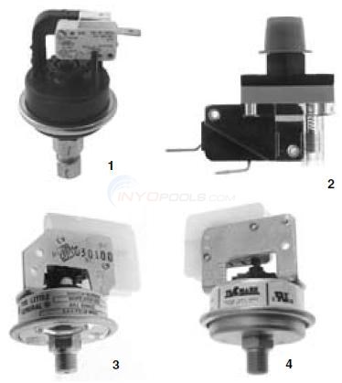 Common Gas Spa Heater Switches Diagram