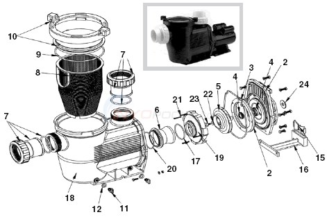 pump self parts priming hydrostar waterco diagram inyopools pool