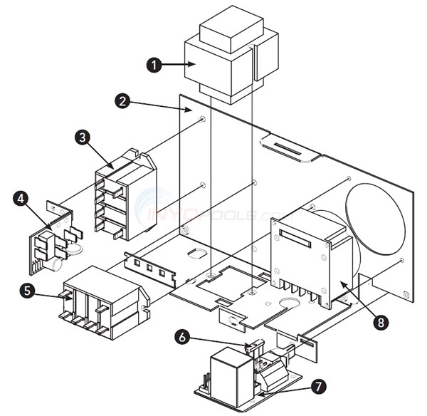 Housing Assembly for RC2163BFE Diagram