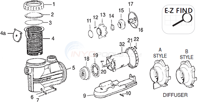 Jacuzzi Pool Pump Parts Diagram - General Wiring Diagram