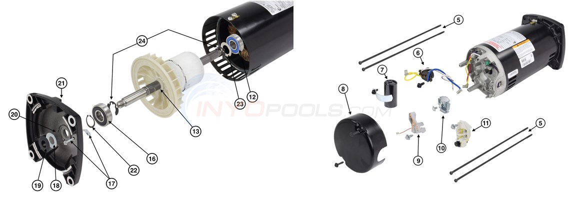 Wiring Diagram Ao Smith Motor Parts Diagram from images.inyopools.com