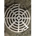 Hayward 8" Round Main Drain Suction Outlet Cover Only for Wall or Floor, VGB Compliant, White - WGX1048E