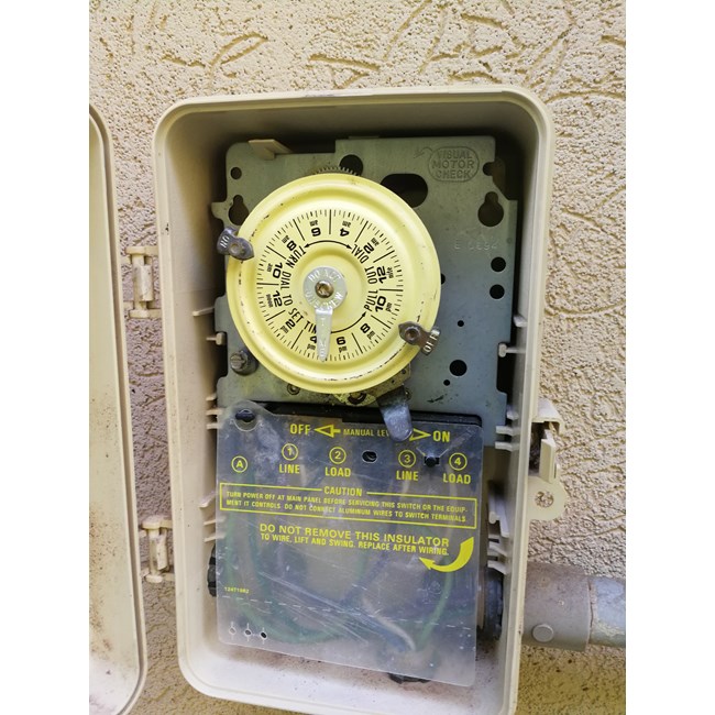 Intermatic T104P3 24 Hour Time Switch, 220V, Plastic Enclosure