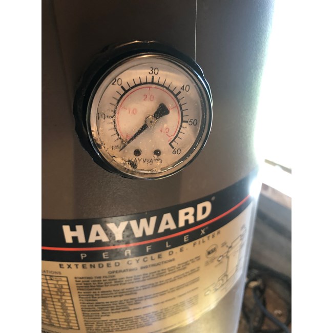 Hayward ECX2712B1 Pressure Gauge with Dial, Boxed, Back Mount