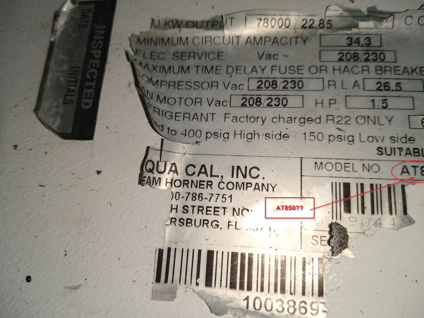 AquaCal WATER TEMPERATURE / DEFROST SENSOR 10K OHMS (STK0021) 6105D