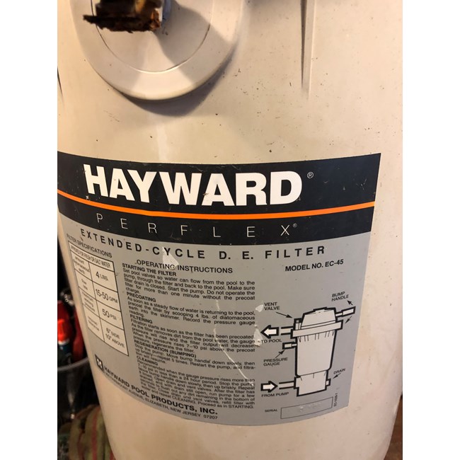Hayward Perflex DE Pool Filter 25 Sq. Ft. - W3EC50AC