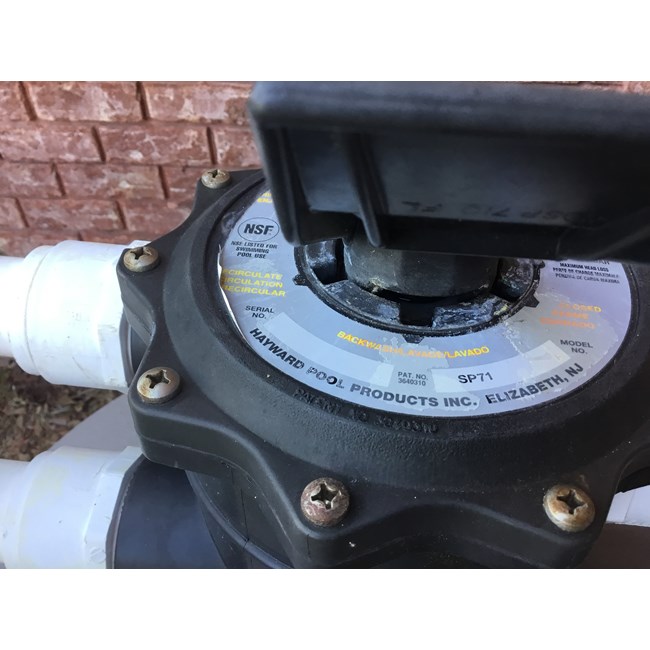 Hayward 2" Top Mount Valve for Pool Sand Filters - SP071621