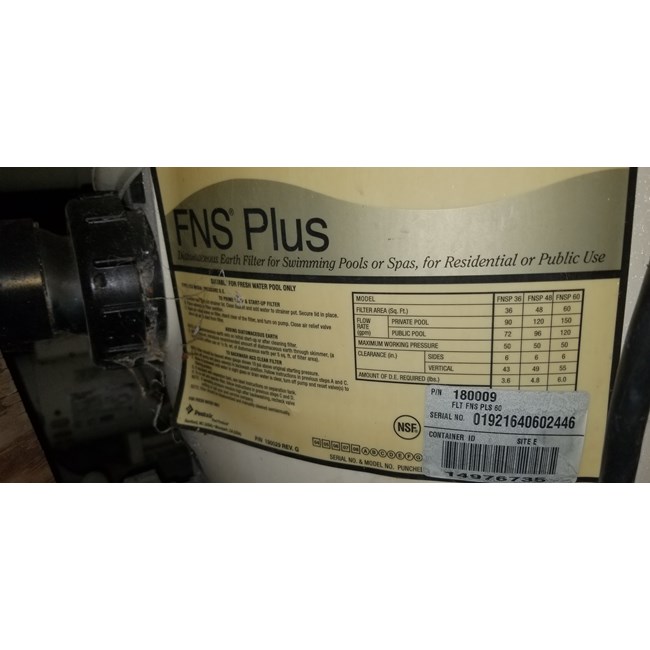 Pentair FNS Plus Internal Air Bleed Assembly - 59023600 - 190092