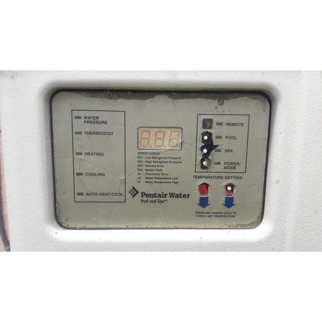 Pentair Heat Pump Autoset Board Bezel Assembly with Label - 472734