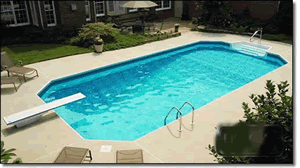 grecian above ground pool