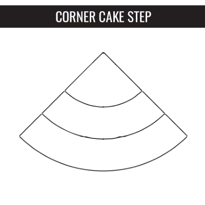 Corner Cake Step