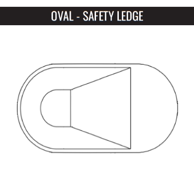 Oval with Safety Ledge