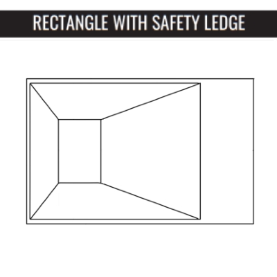 Rectangle with Safety Ledge