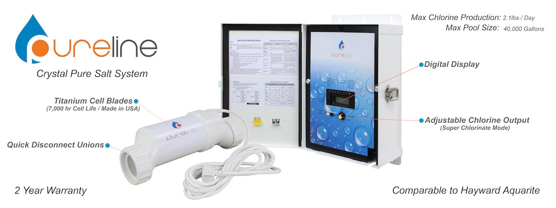 PureLine Crystal Pure Salt Chlorine Generator PL7700