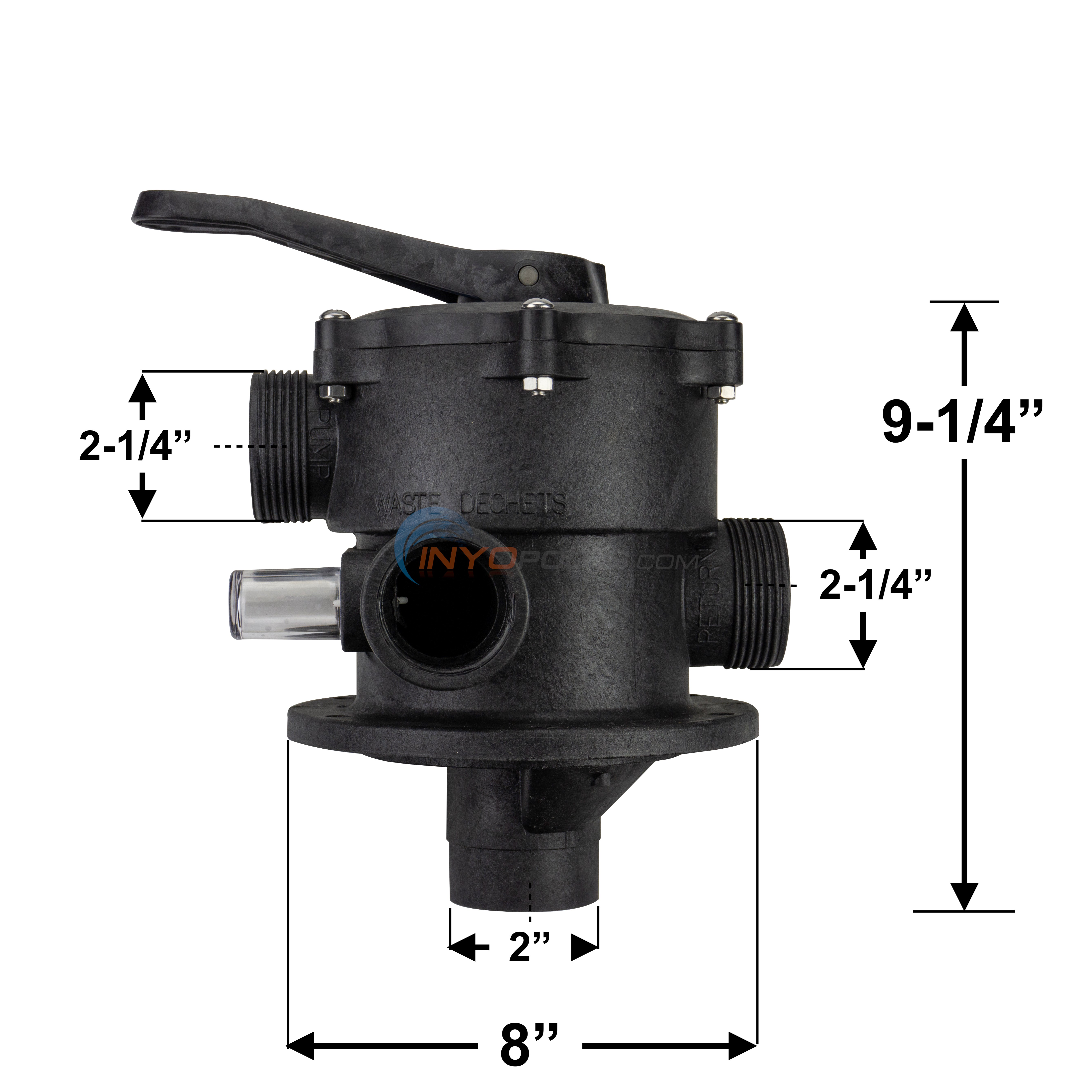 Jacuzzi DVK7 Valve, Bolt On, 7 Position 39262803R