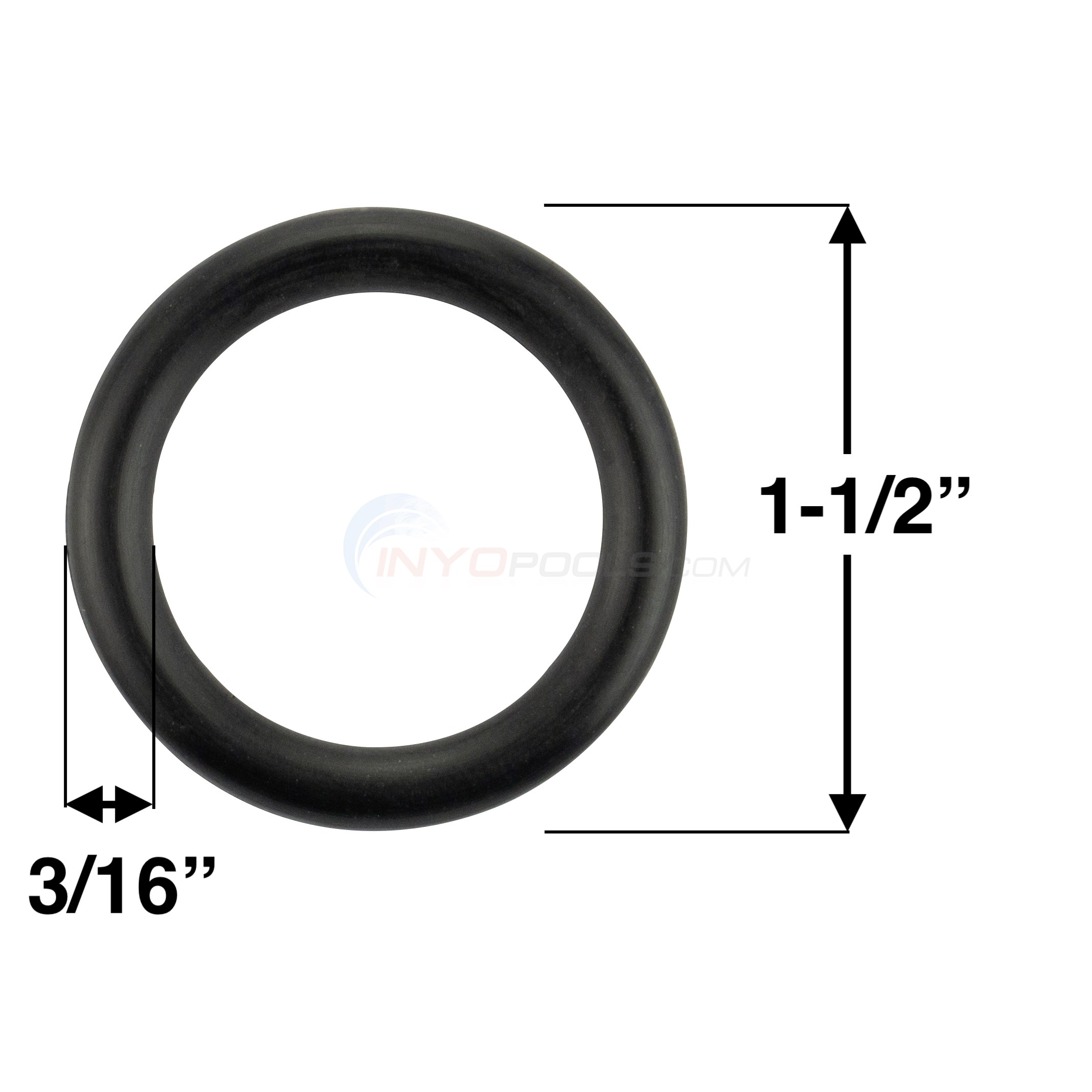 Pentair O-ring O-114, #320 (79116900) - INYOPools.com