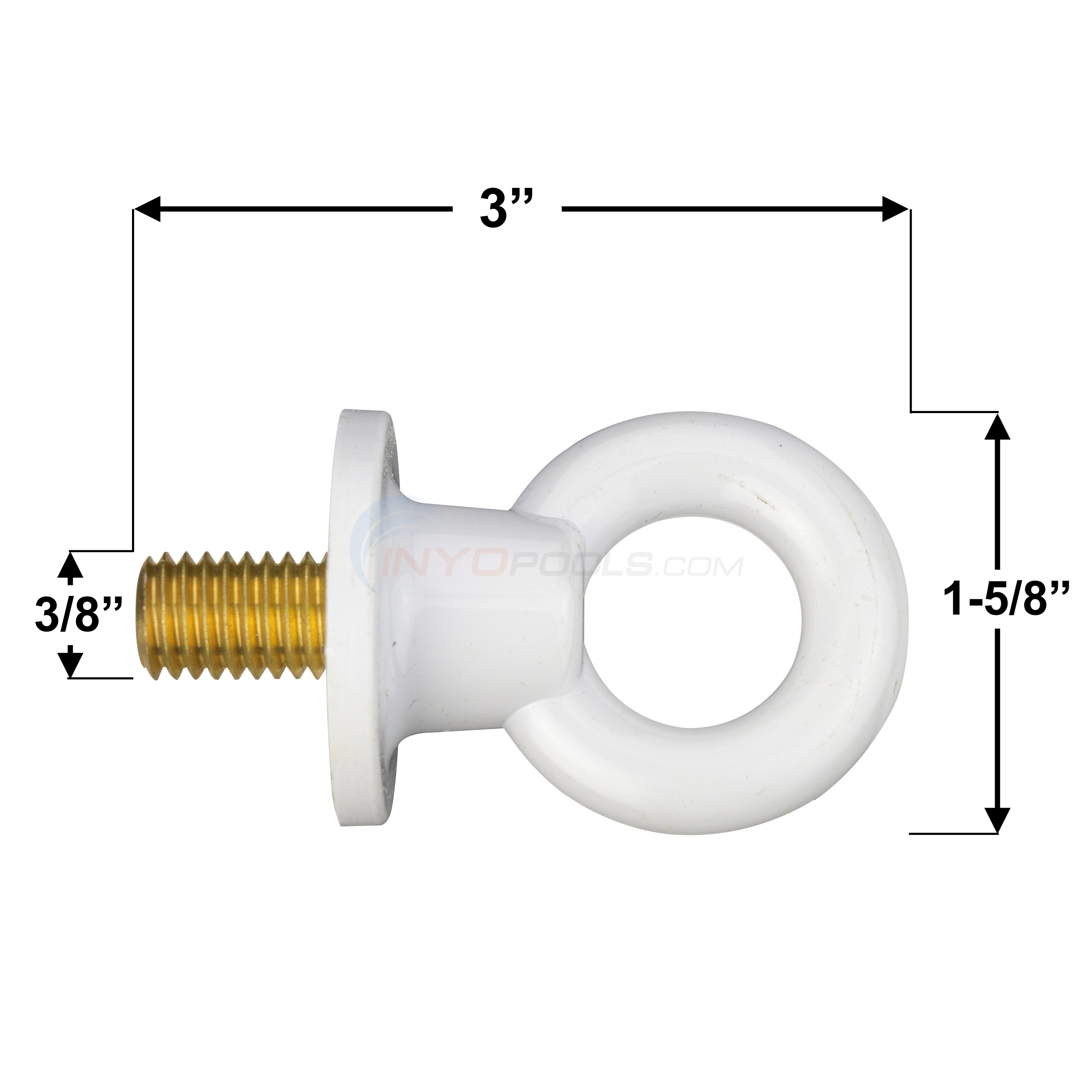 Quality Pool Manufacturing Rope Eye Assy - QP-30 - INYOPools.com