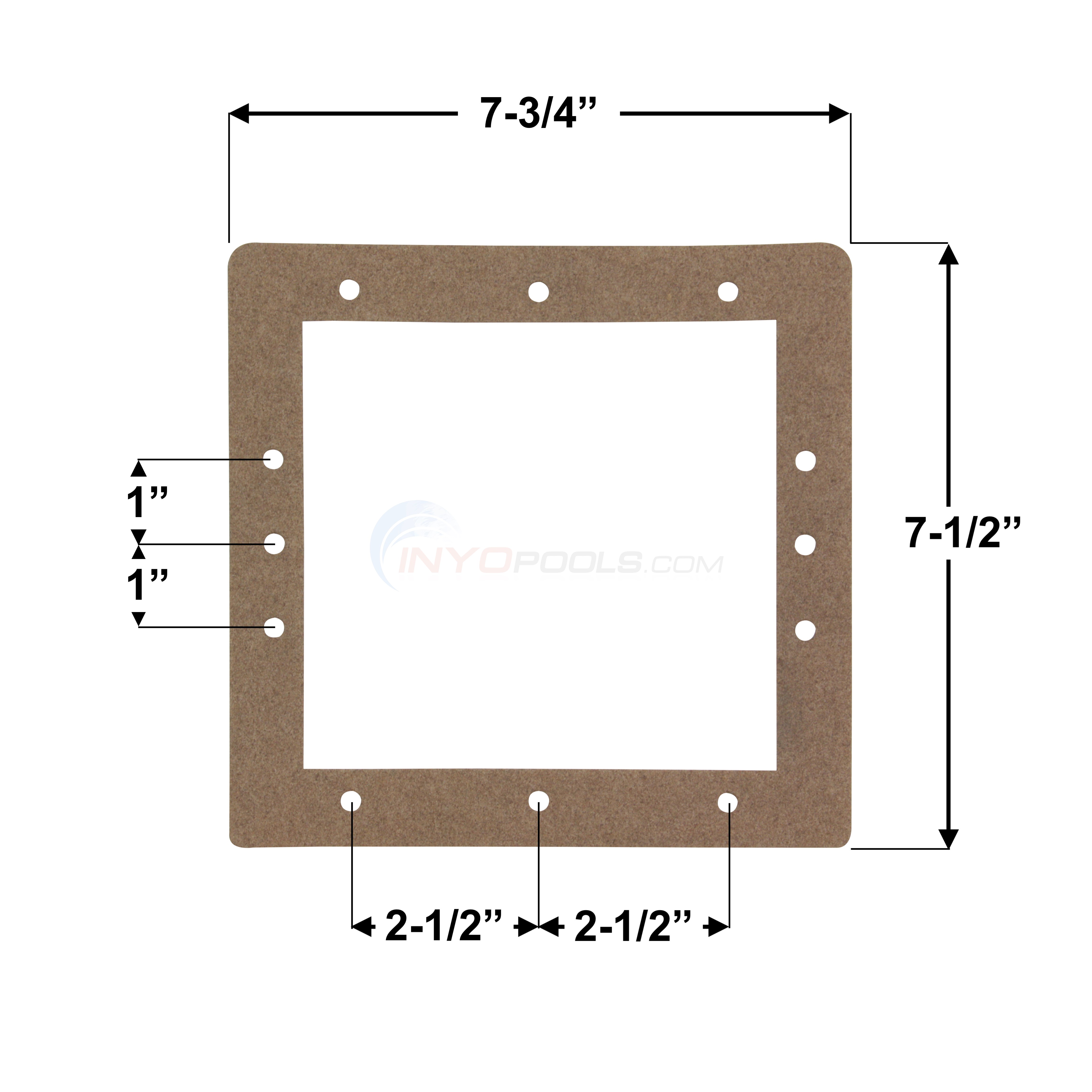 Armco Gasket, Faceplate (Single) - G269 for SPX1094G - INYOPools.com