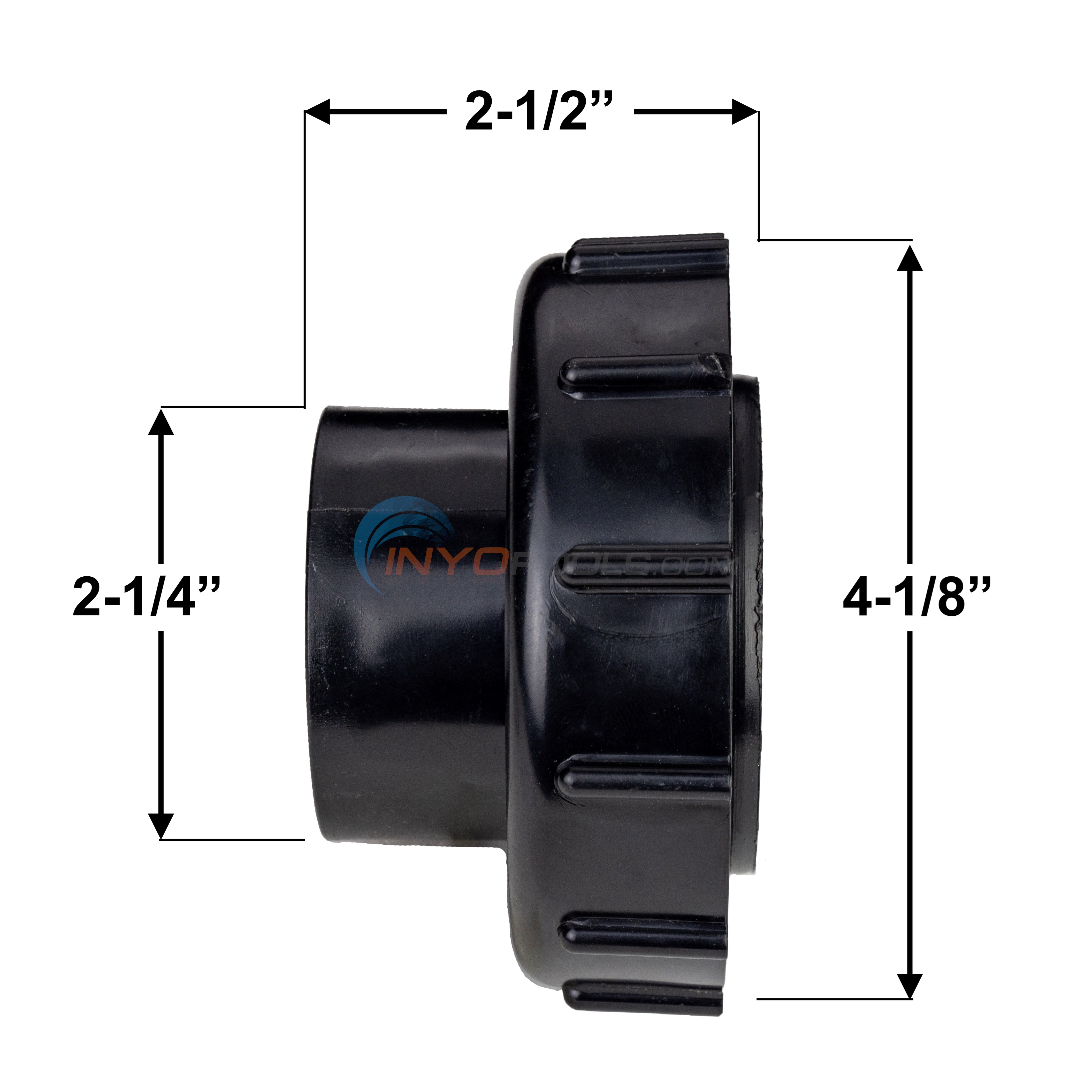 Pentair PacFab Bulkhead Union Adapter Kit, 1-1/2