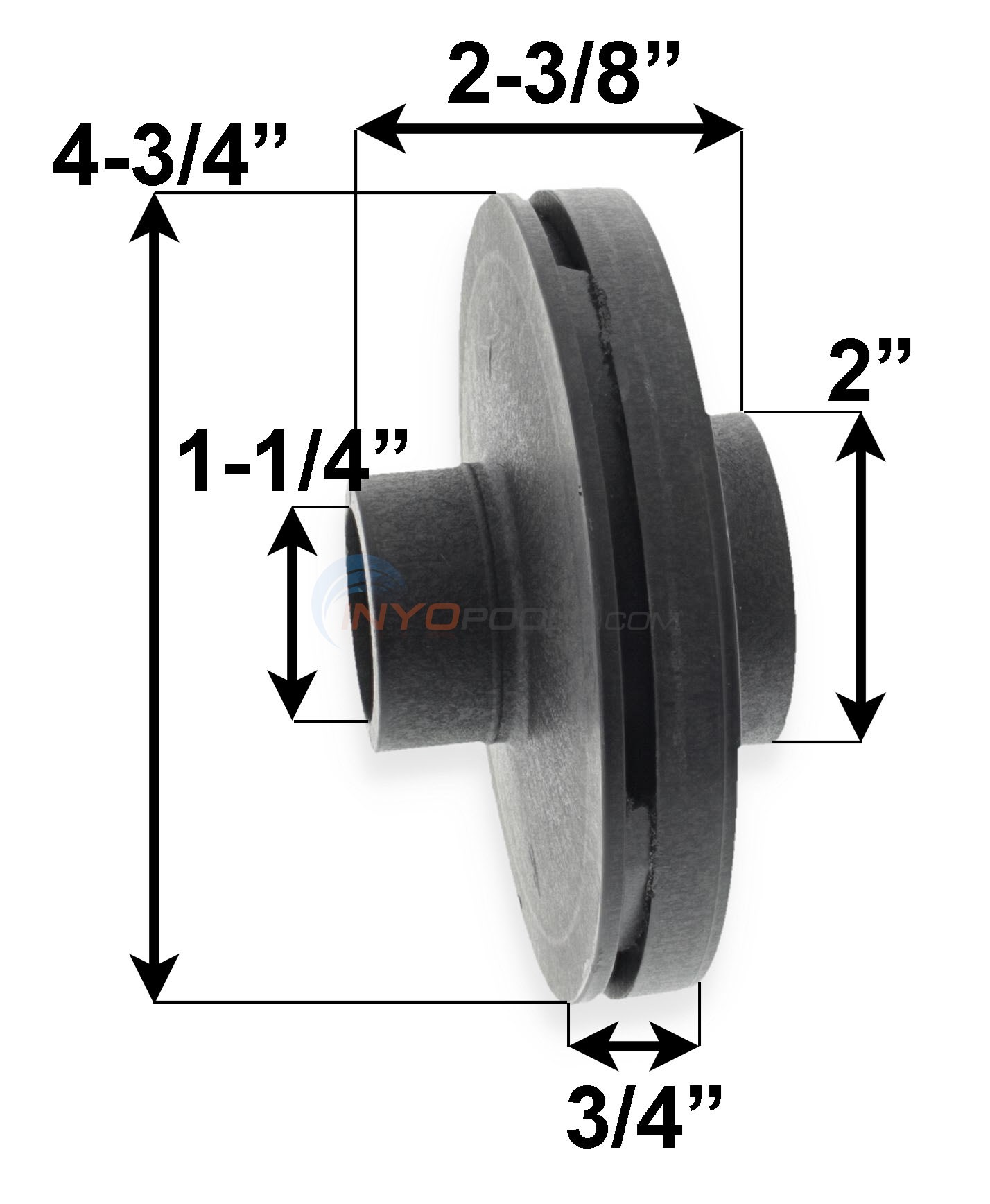 Pentair Impeller, 1/2 Hp (39200500) - INYOPools.com
