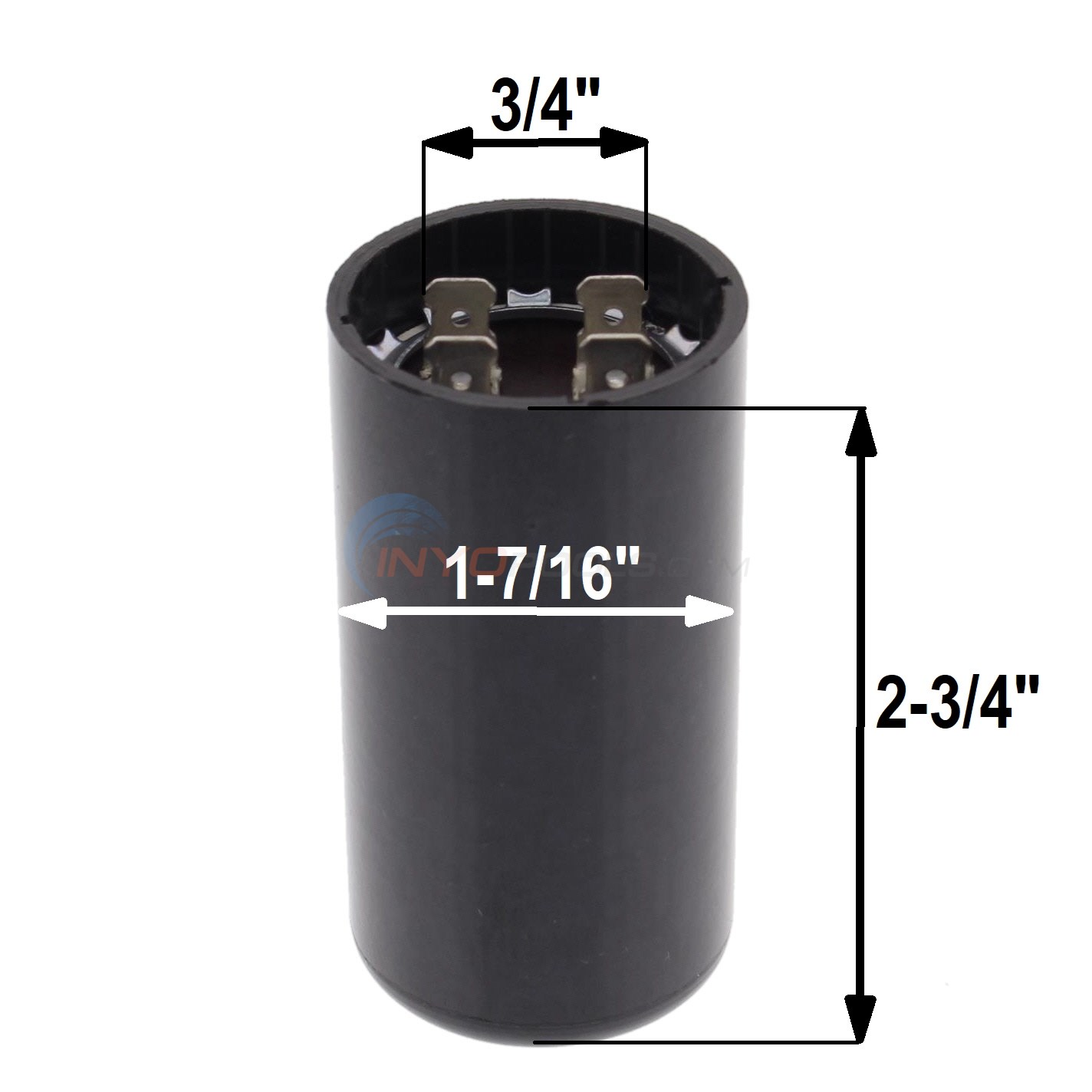 START CAPACITOR, 108-130 MFD (BC-108) - INYOPools.com
