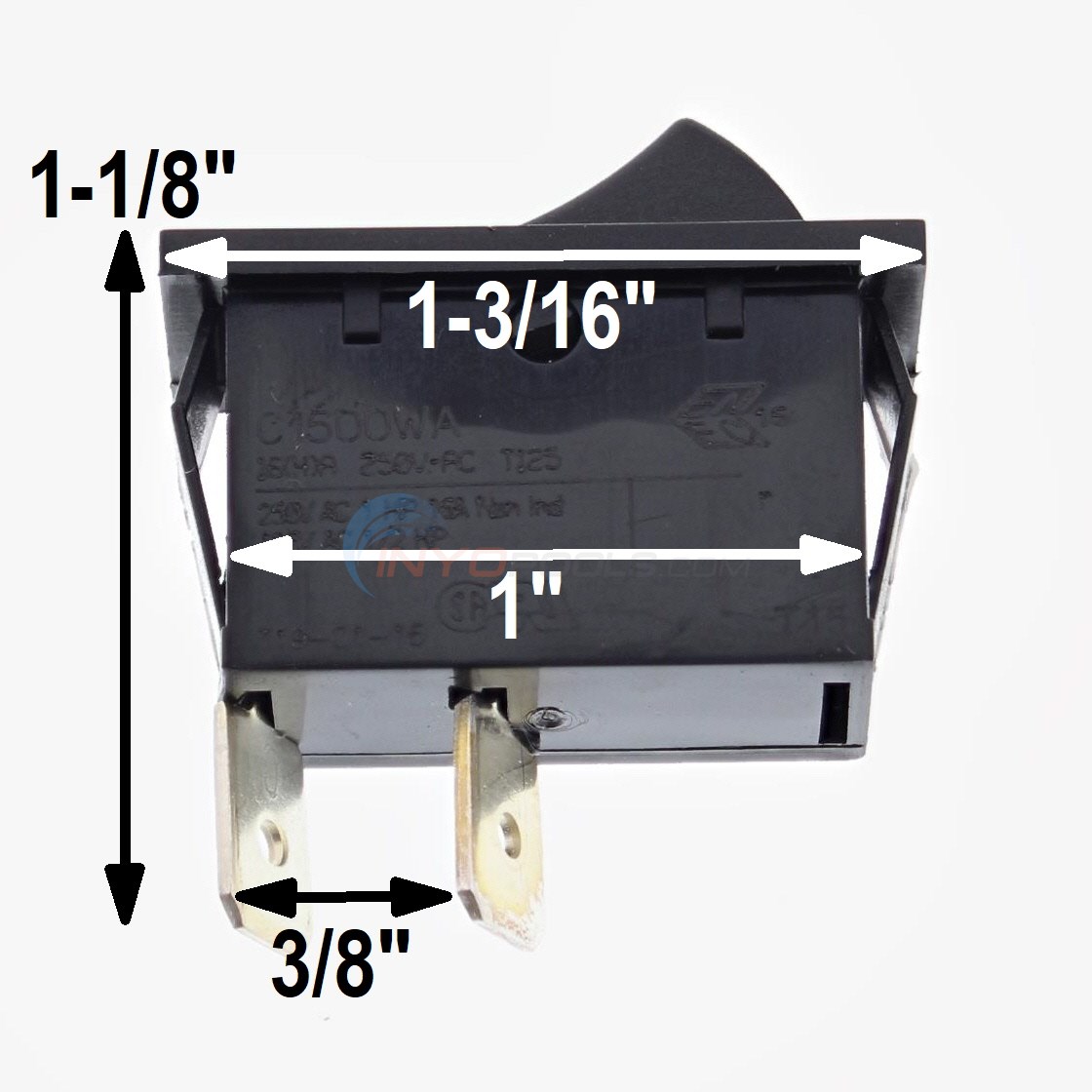 Hayward H-Series System On/Off Switch Single (CHXTSW1930) - INYOPools.com