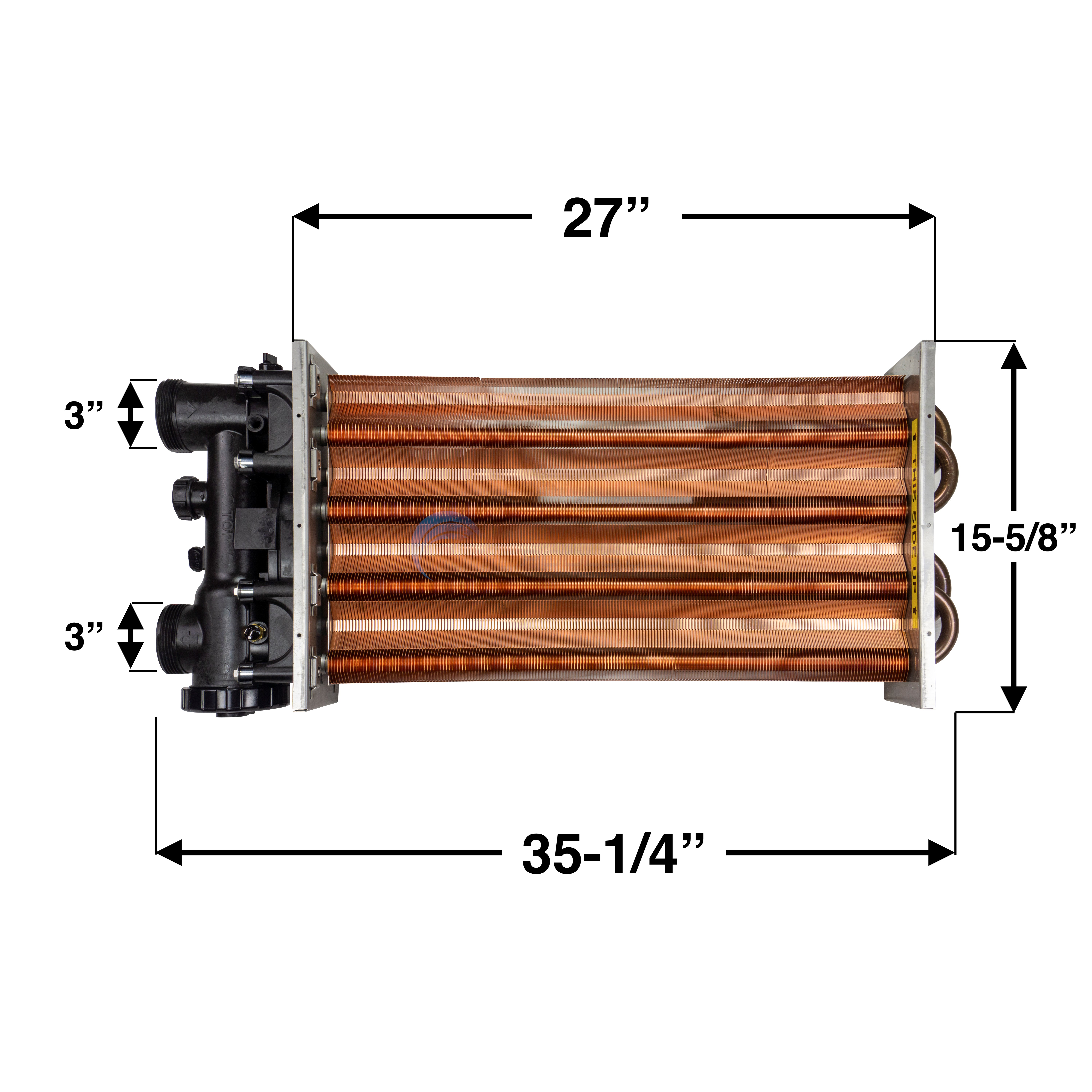 Hayward H-Series H400FD UHSLN Heat Exchanger Assembly - FDXLHXA1400 ...