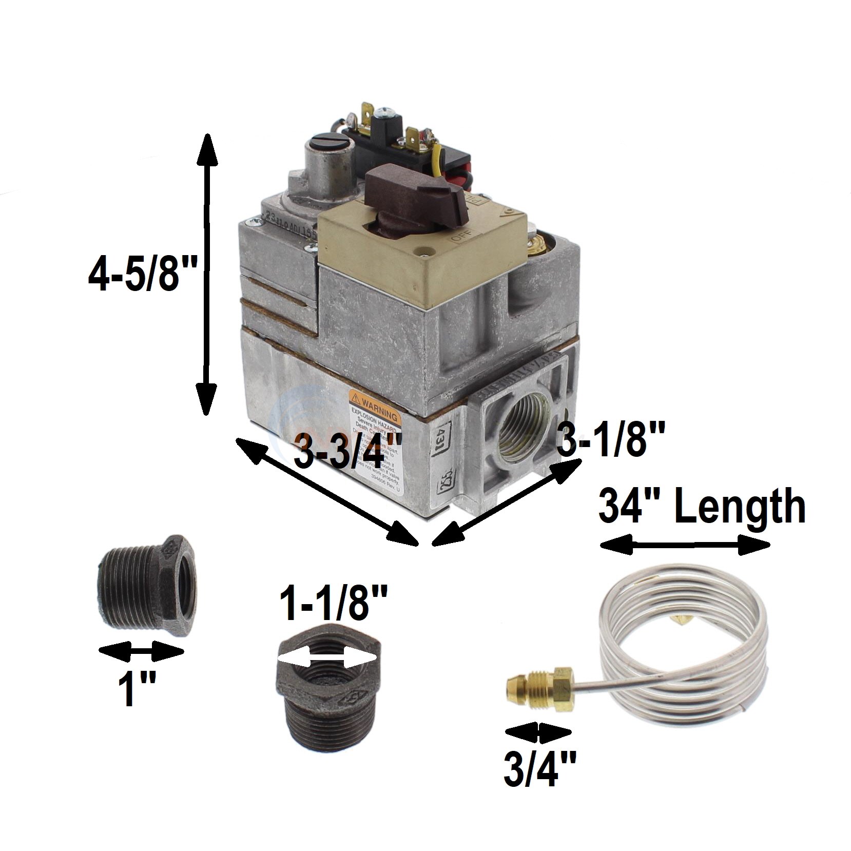 Raypak RP2100 Gas Valve - Thumbnail 4