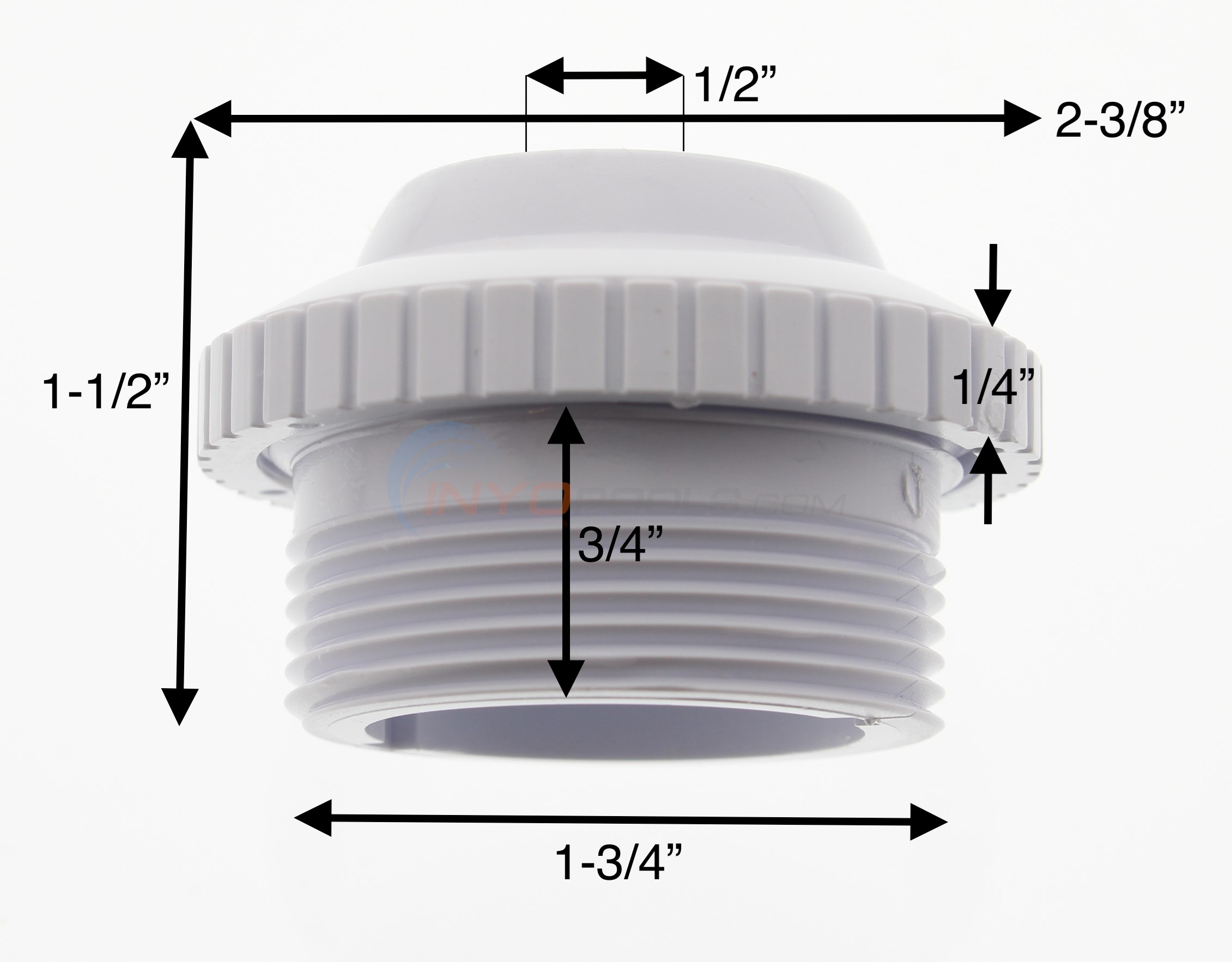 Eyeball, 1/2" Opening, White (25552.200) 25552200000