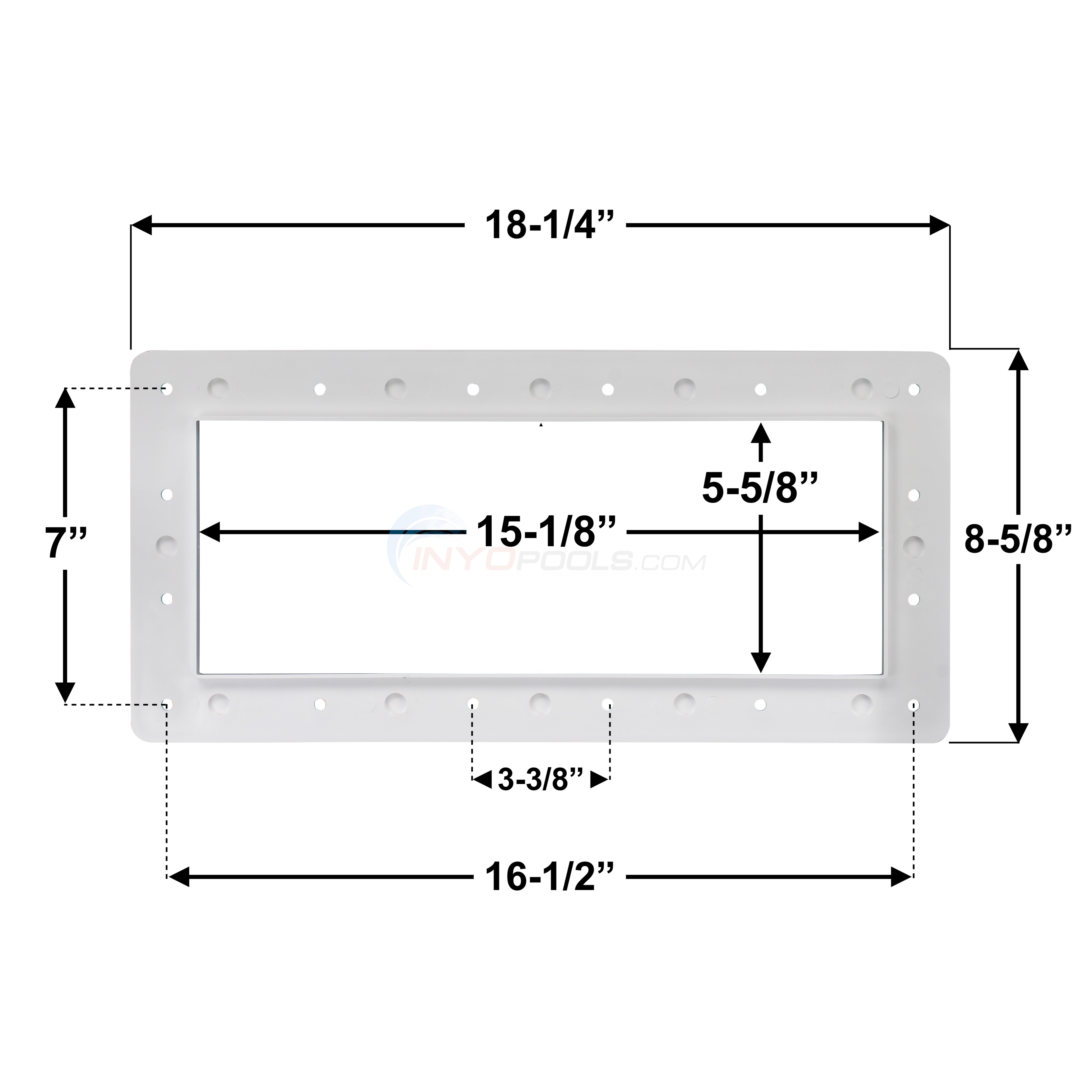 Aquador Winterizing Skimmer Door Cover Kit Compatible with Hayward