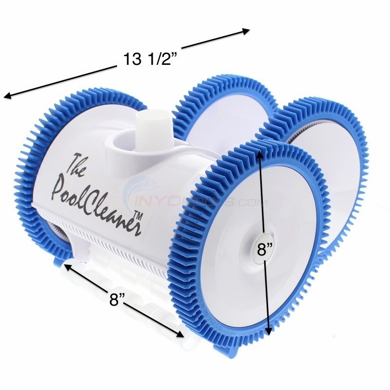 The Pool Cleaner 4 Wheel Suction Cleaner, 40 Ft Hose Model W3PVS40JST