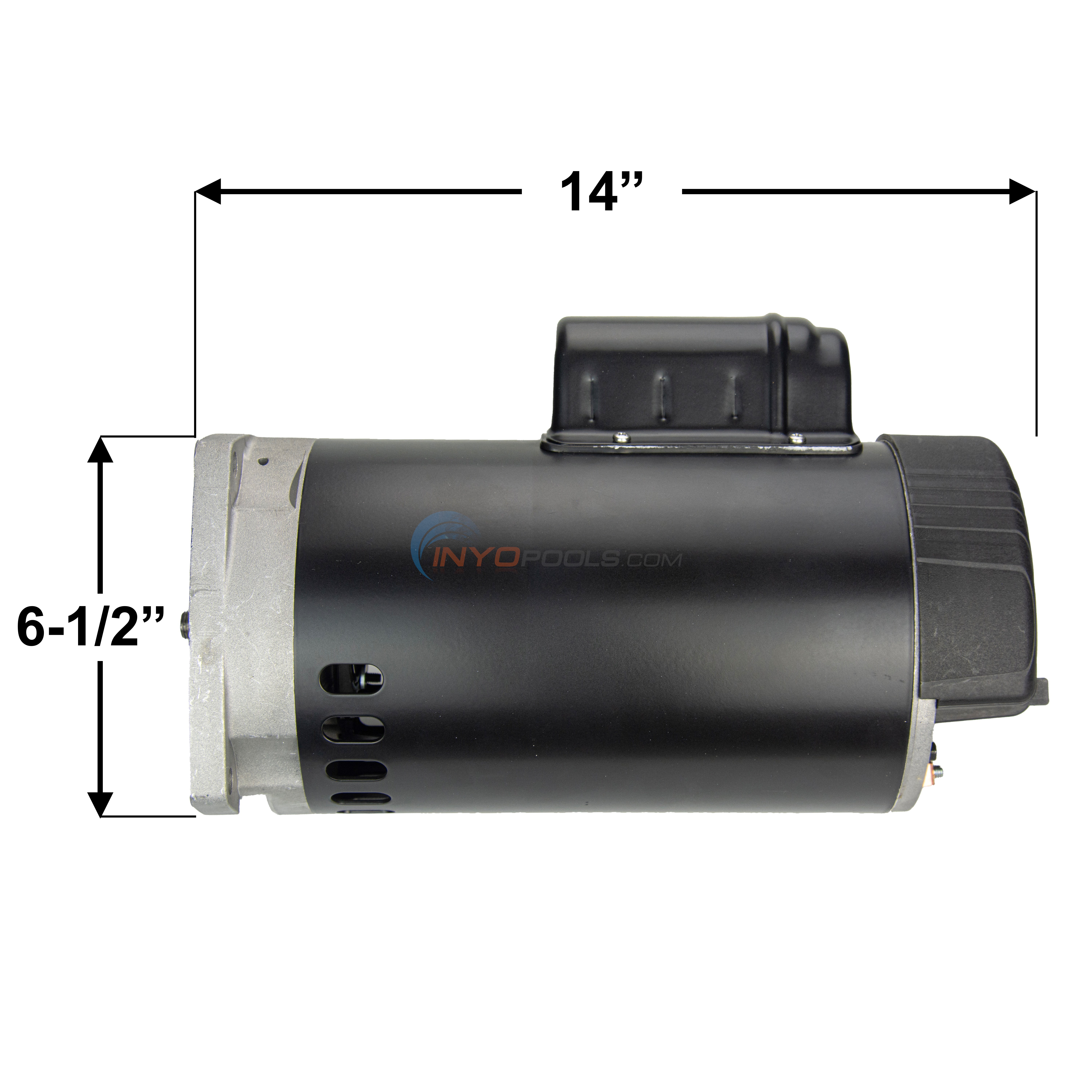 perry 1.5 HP Up Rate Motor, Replaces B2854 & B854 Square Flange