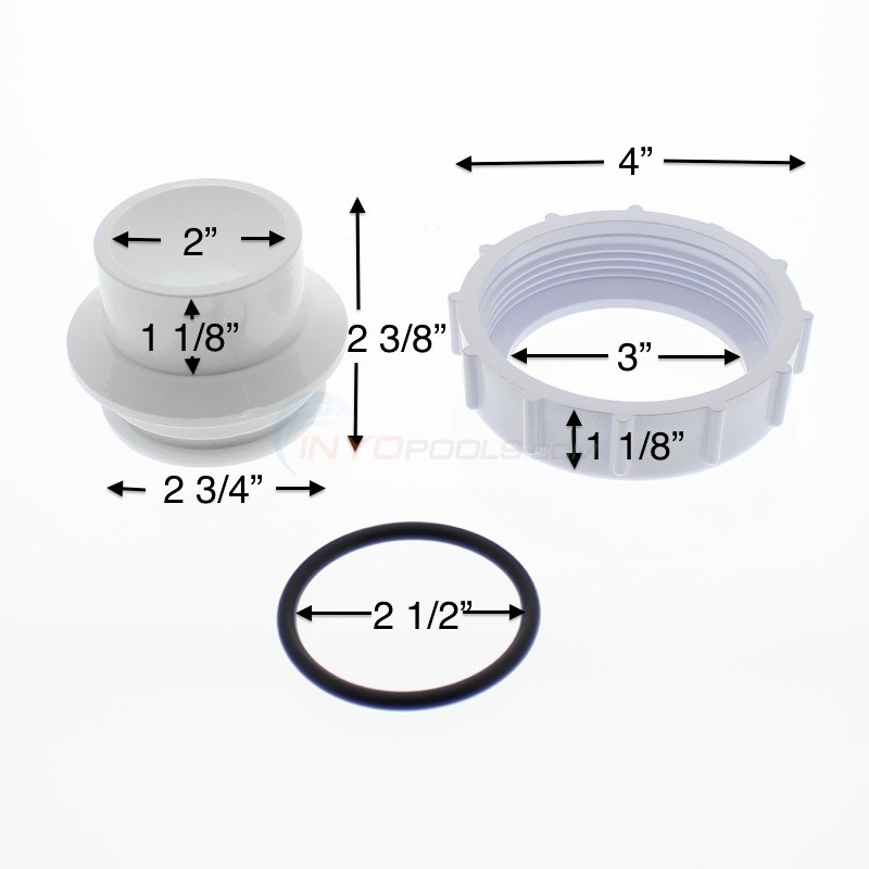 Pentair Bulkhead Union Kit for Clean and Clear Plus after 11/98