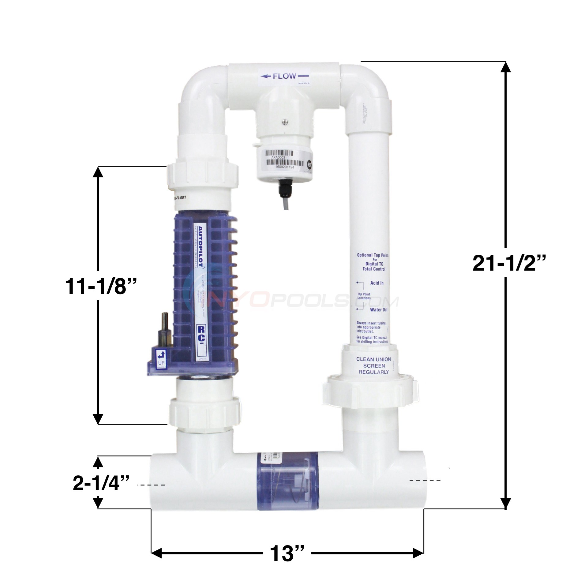 AutoPilot SC36 Cell w/ Manifold & Base (PPM1) - INYOPools.com