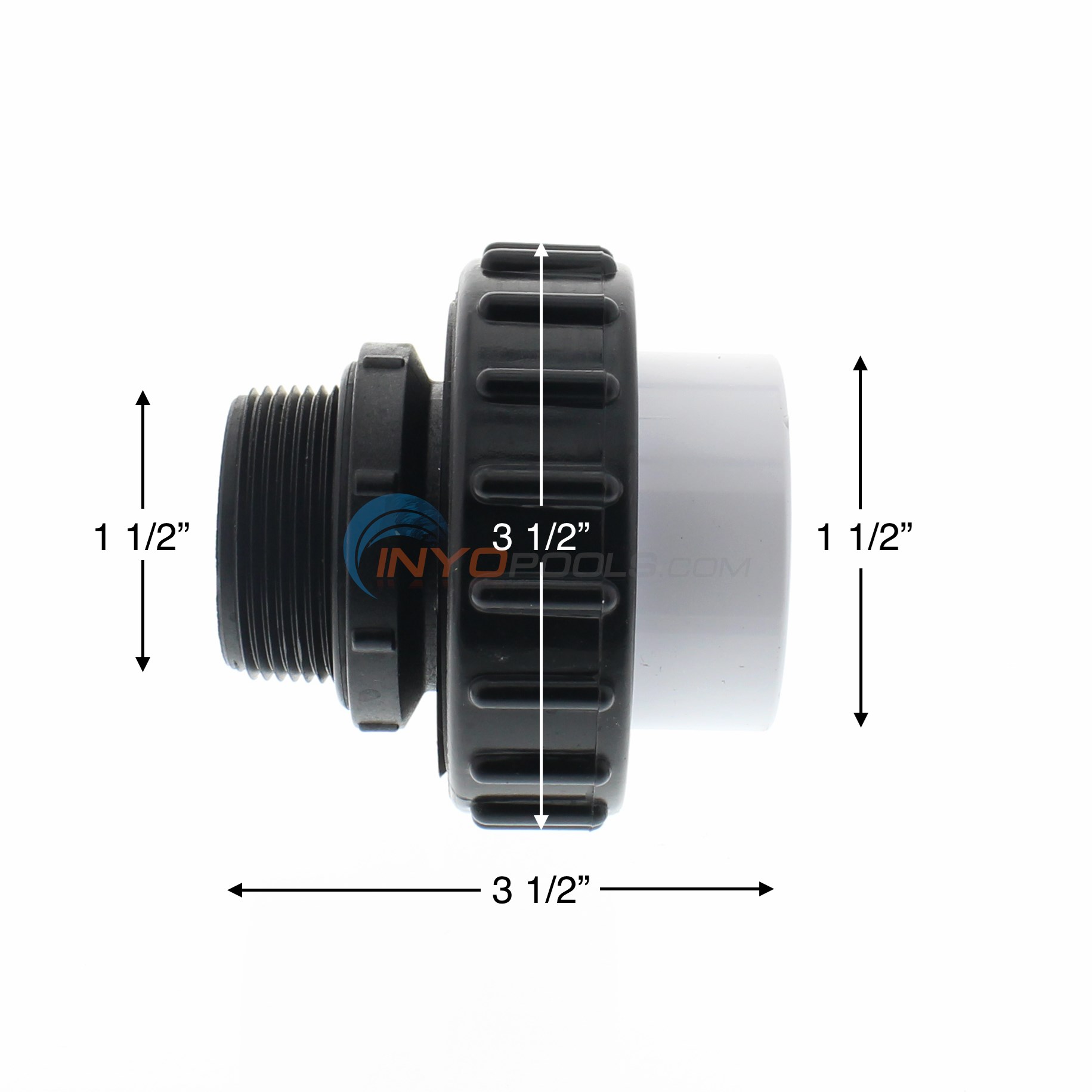 CMP Pool Pump Union 1.5" Male x 1.5" Socket 21063150000