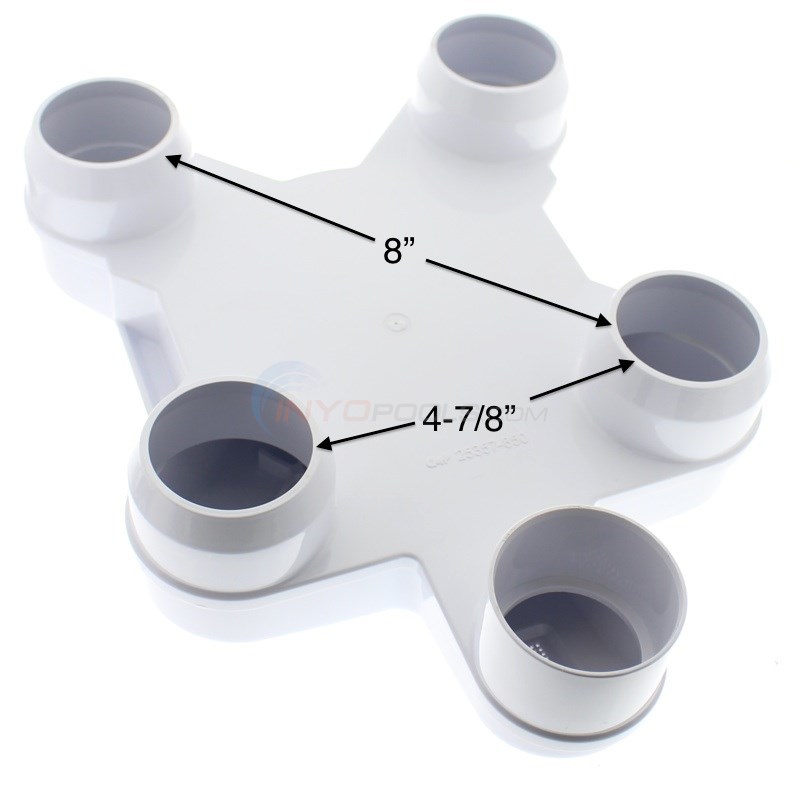 Jandy CV & CL Filter Top Manifold By CMP (R0357600) - INYOPools.com