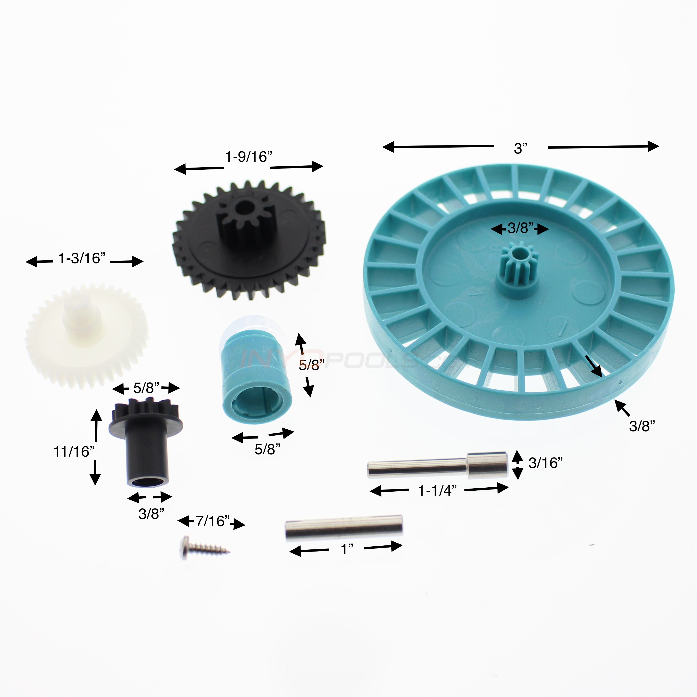 Hayward Medium Turbine / Spindle Gear Kit (axv079vp)