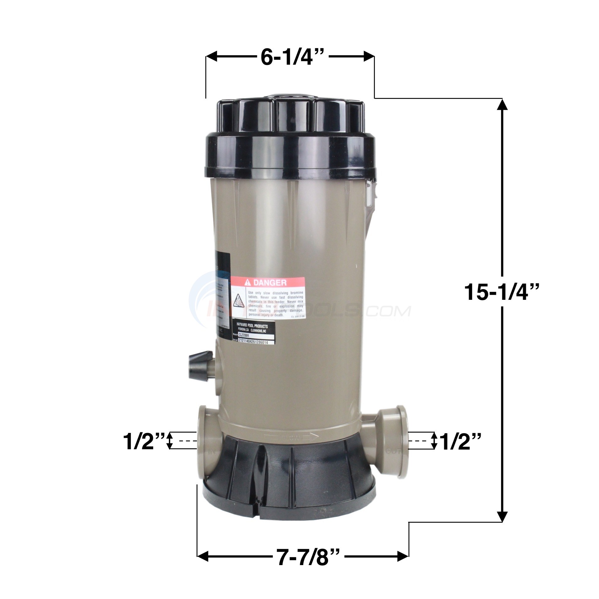 Hayward CL220BR OffLine Spa Bromine Feeder, 9 Lbs. Capacity