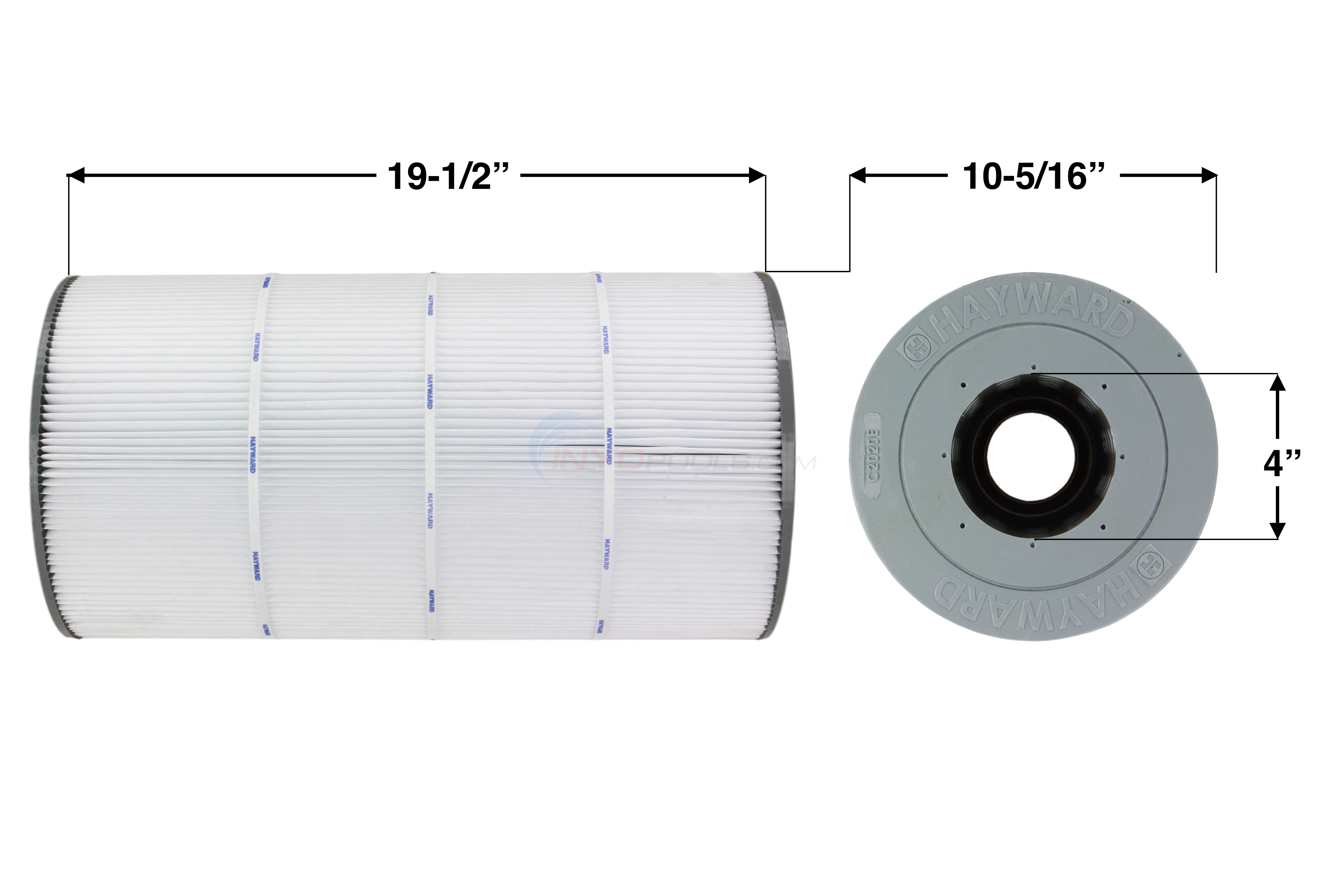 Hayward 100 Sq. Ft Replacment Cartridge For SwimClear C100S Pool Filter